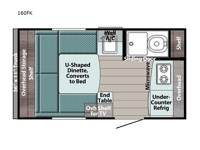 Trail Boss 160FK Floorplan Image