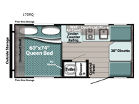 Trail Boss 170RQ Floorplan Image