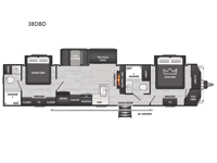 Hideout 38DBD Floorplan Image