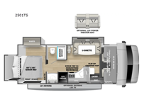 Forester Classic 2501TS Ford Floorplan Image