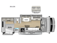 Forester Classic 3011DS Ford Floorplan Image