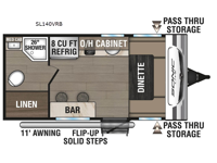 Sonic Lite SL140VRB Floorplan Image