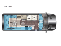 Ford Patriot MD2 148EXT Floorplan Image