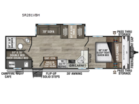 Stratus SR281VBH Floorplan Image