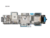 Solitude 382WB Floorplan Image