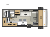 Avenger LT 17RK Floorplan Image