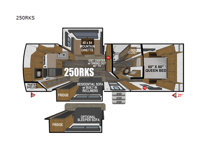 Black Stone Mountain Series 250RKS Floorplan Image