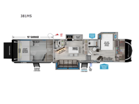 Momentum M-Class 381MS Floorplan Image