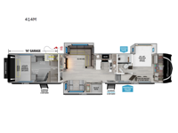 Momentum M-Class 414M Floorplan Image