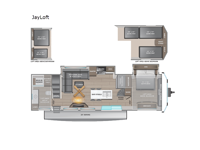 Jay Flight Bungalow JayLoft Floorplan Image