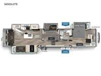 Cherokee Arctic Wolf Suite 3650SUITE Floorplan Image