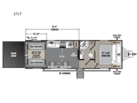 Adrenaline 27LT Floorplan Image