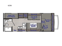 Conquest Class C 6256 Floorplan Image