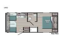 Ameri-Lite Super Lite 19RD Floorplan Image