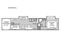 Rage'n 4025RCRXL Floorplan Image