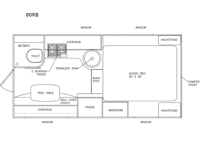 Adventurer 80RB Floorplan Image