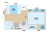 Adventurer 89RBS Floorplan Image