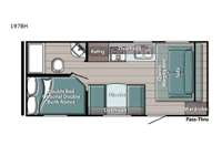 Ameri-Lite Super Lite 197BH Floorplan Image