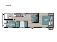 Ameri-Lite Ultra Lite 26BHG Floorplan Image