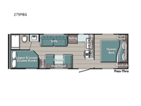 Ameri-Lite Ultra Lite 275FBG Floorplan Image