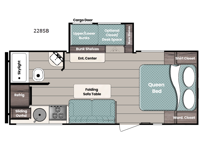 Ameri-Lite Ultra Lite 228SB Floorplan Image