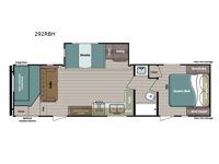 Ameri-Lite Ultra Lite 292RBH Floorplan Image