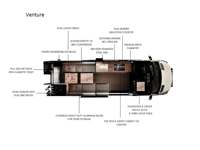 Adventure Vans Venture Floorplan Image