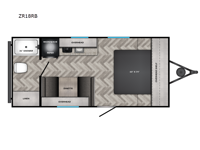 Zinger Lite ZR18RB Floorplan Image