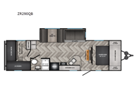 Zinger Lite ZR290QB Floorplan Image