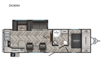 Zinger ZR280RK Floorplan Image