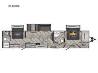 Zinger ZR390DB Floorplan Image