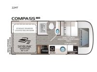 Compass GO 22MT Floorplan Image