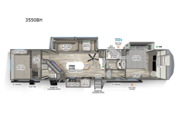 Sandpiper 3550BH Floorplan Image