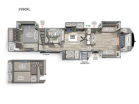 Sandpiper 3990FL Floorplan Image