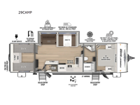 Surveyor Legend X 29CAMP Floorplan Image