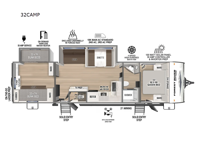 Surveyor Legend X 32CAMP Floorplan Image