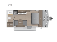 Jay Flight SLX 170FQ Floorplan Image