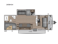 Jay Flight SLX 265BHSW Floorplan Image