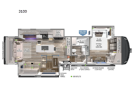 Model Z 3100 Floorplan Image