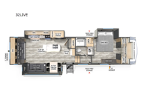 Wildcat 32LIVE Floorplan Image