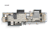 Wildcat 33CHEF Floorplan Image