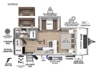 Surveyor Legend 202RBLE Floorplan Image