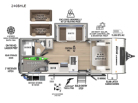 Surveyor Legend 240BHLE Floorplan Image