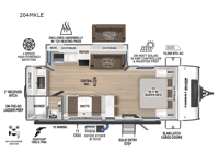 Surveyor Legend 204MKLE Floorplan Image