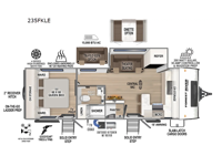 Surveyor Legend 235FKLE Floorplan Image