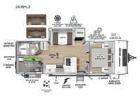 Surveyor Legend 260BHLE Floorplan Image