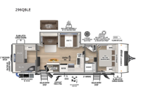 Surveyor Legend 296QBLE Floorplan Image