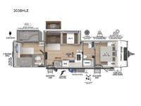 Surveyor Legend 303BHLE Floorplan Image