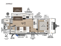 Surveyor Legend 265RBLE Floorplan Image