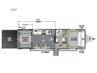 Work and Play 27LT Floorplan Image